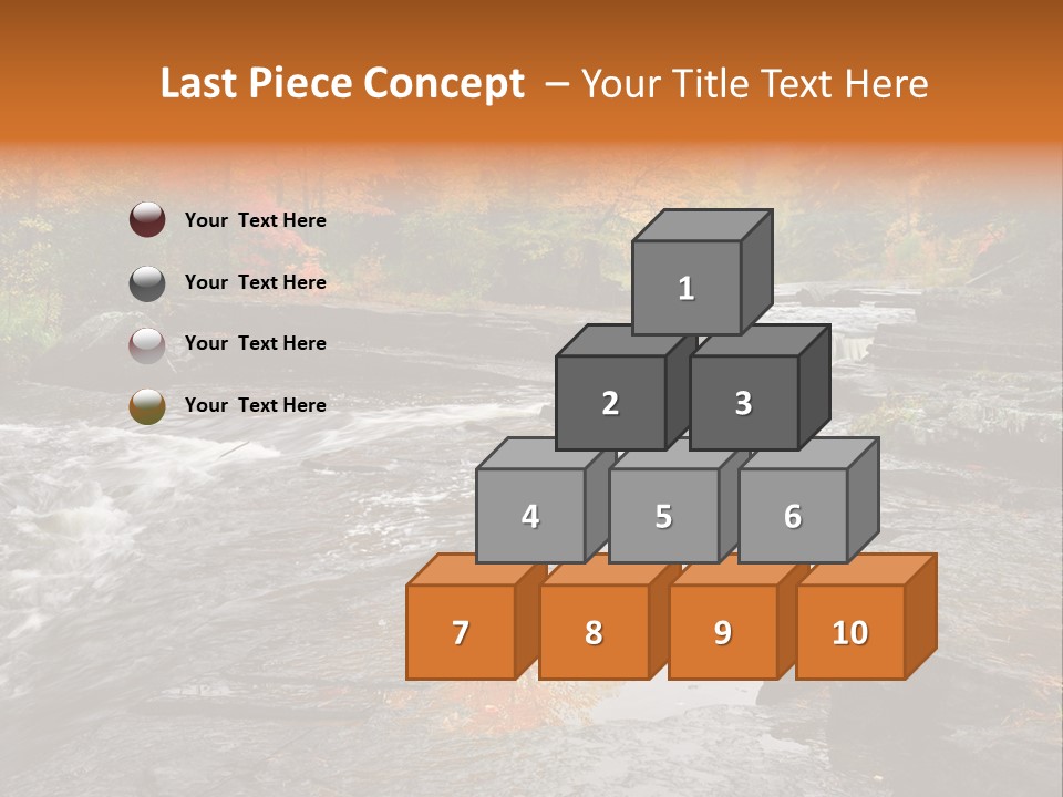 Horizontal Yellow America PowerPoint Template