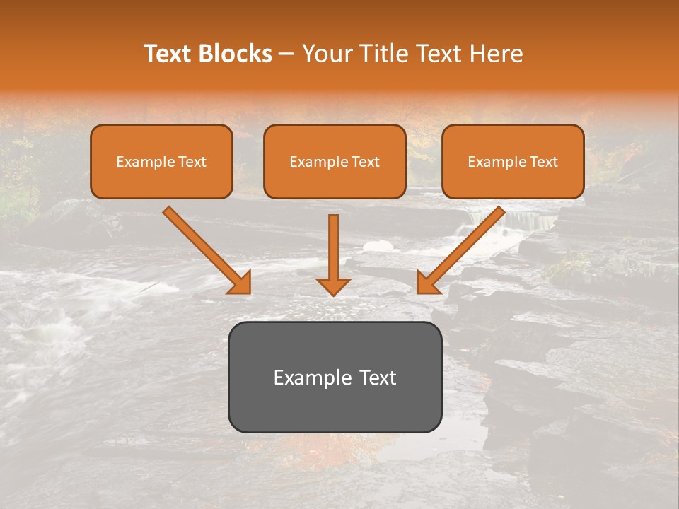 Horizontal Yellow America PowerPoint Template