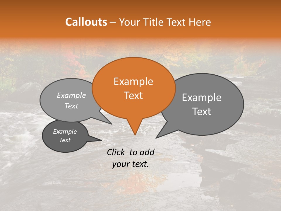 Horizontal Yellow America PowerPoint Template