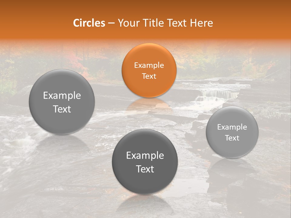 Horizontal Yellow America PowerPoint Template