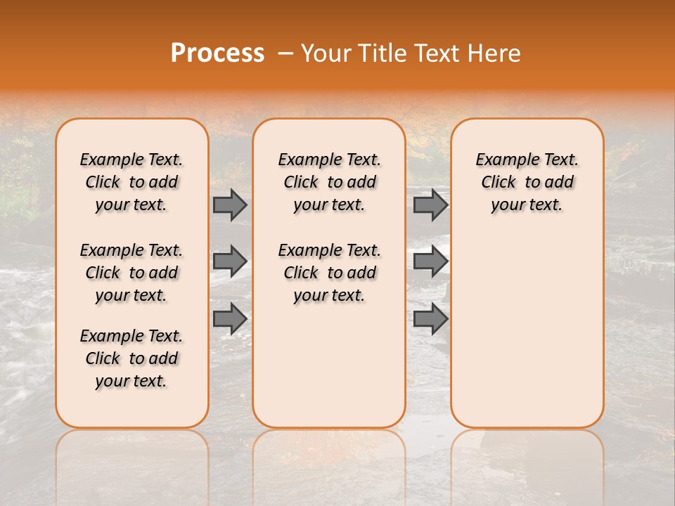 Horizontal Yellow America PowerPoint Template