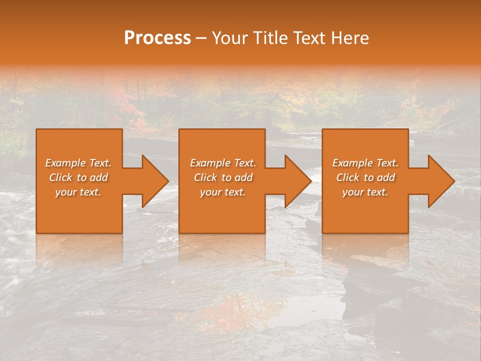 Horizontal Yellow America PowerPoint Template