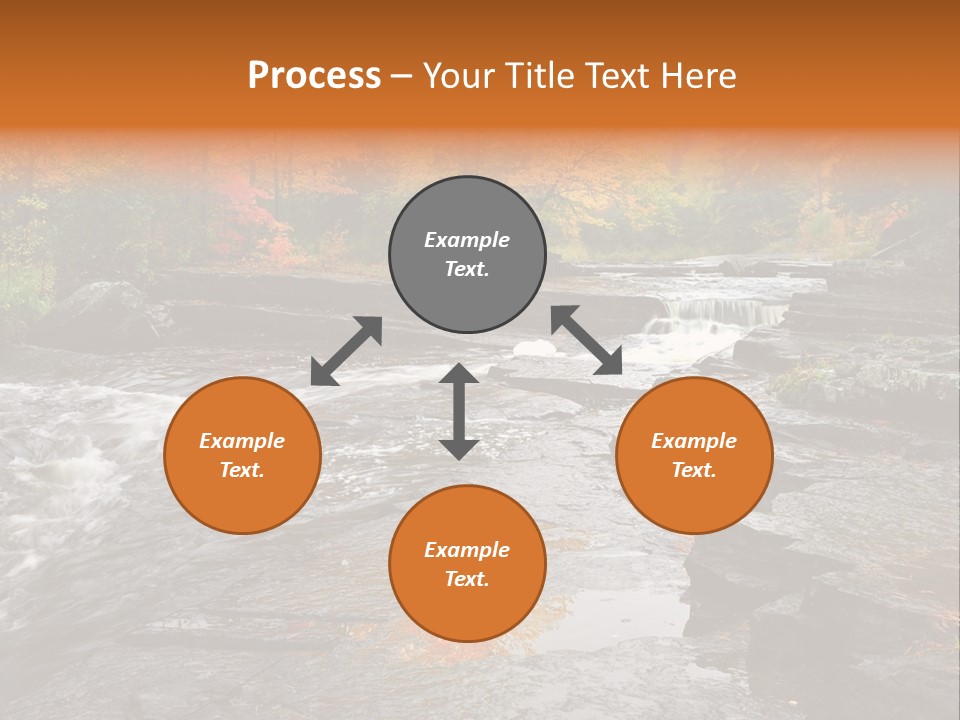 Horizontal Yellow America PowerPoint Template
