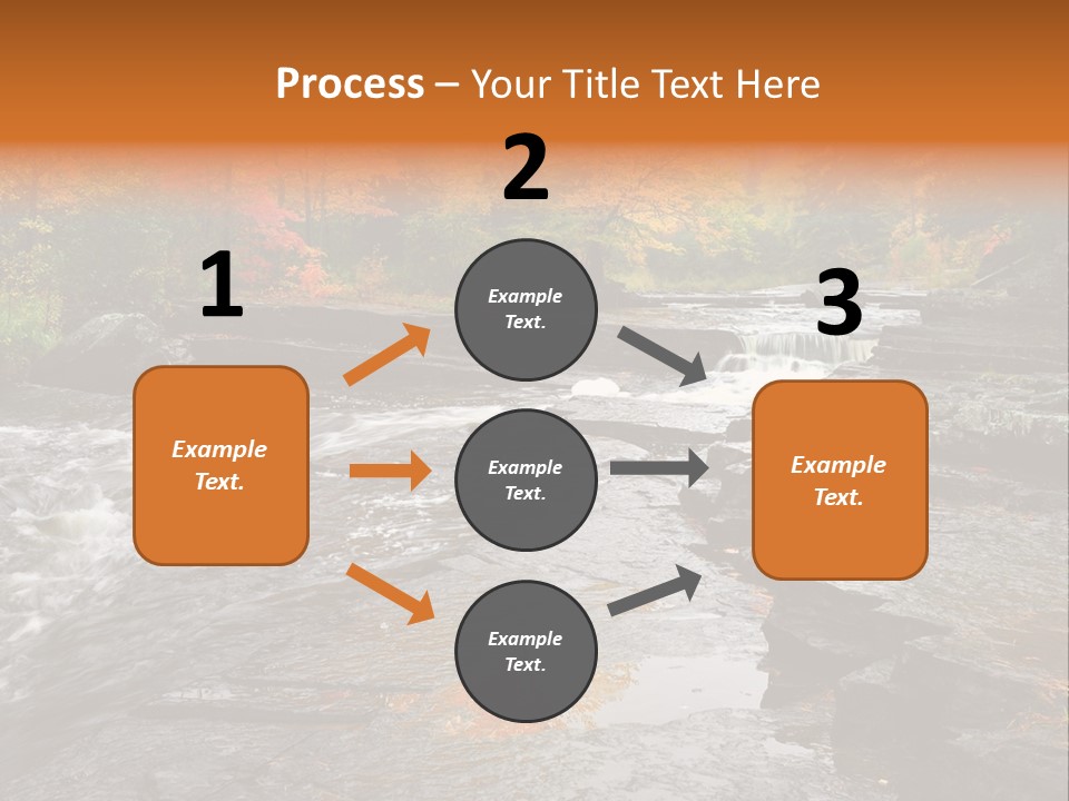 Horizontal Yellow America PowerPoint Template