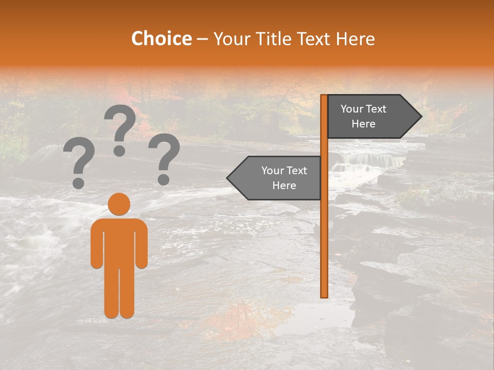 Horizontal Yellow America PowerPoint Template