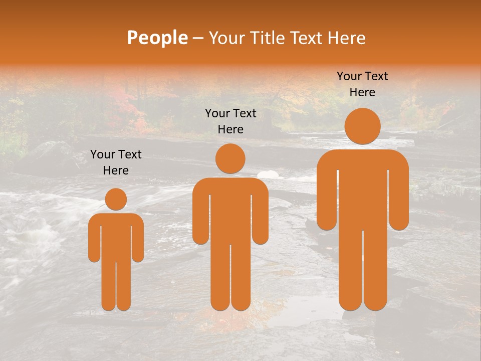 Horizontal Yellow America PowerPoint Template