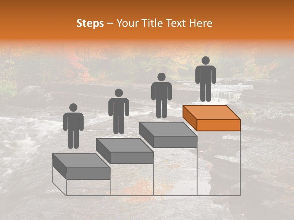 Horizontal Yellow America PowerPoint Template