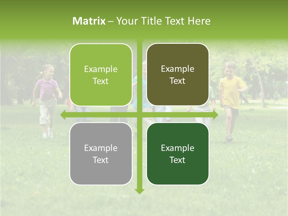 Natural White Boy PowerPoint Template