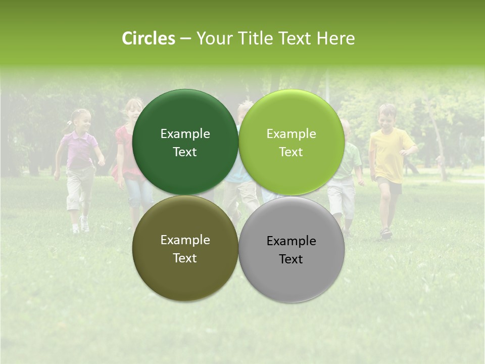 Natural White Boy PowerPoint Template