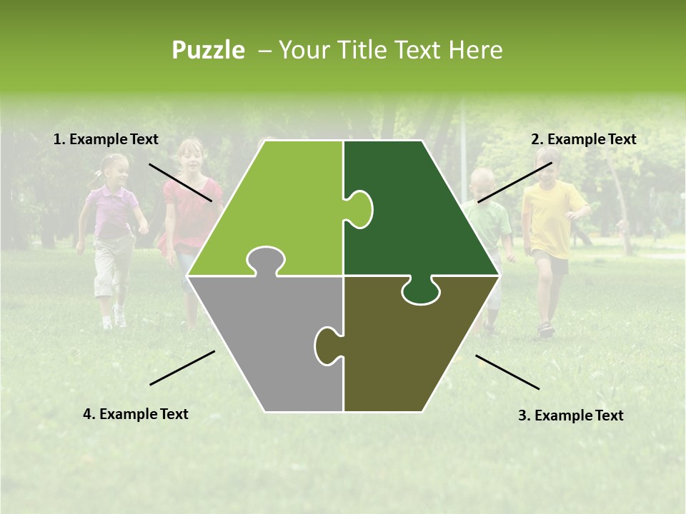 Natural White Boy PowerPoint Template