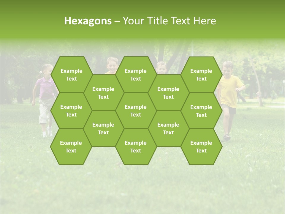 Natural White Boy PowerPoint Template