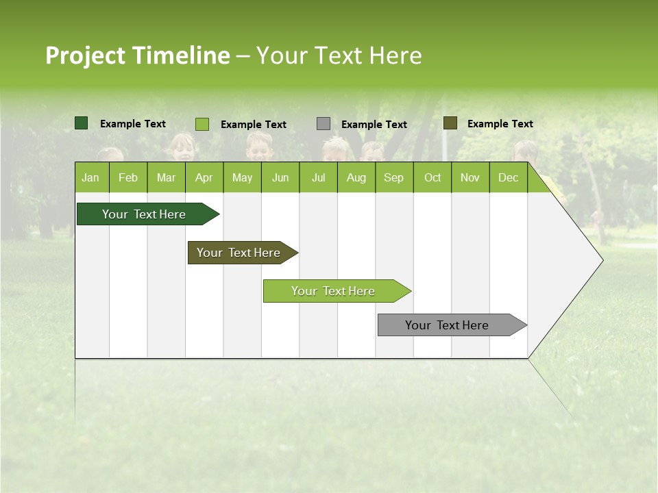Natural White Boy PowerPoint Template