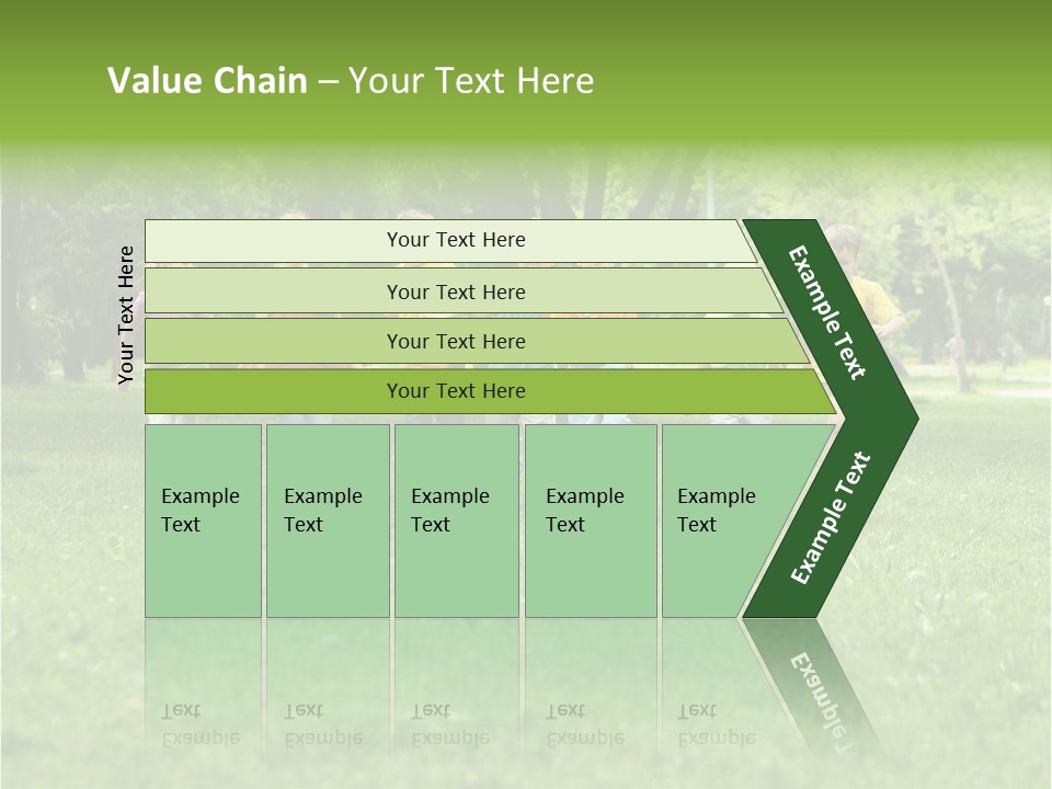 Natural White Boy PowerPoint Template