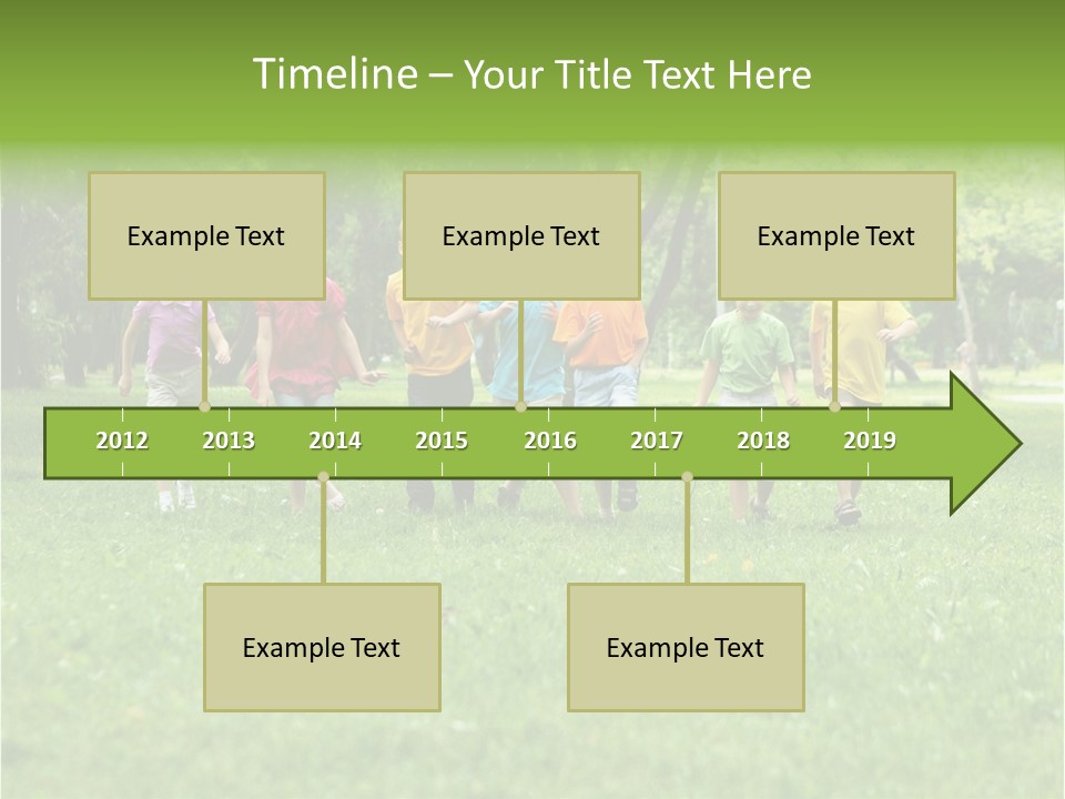 Natural White Boy PowerPoint Template