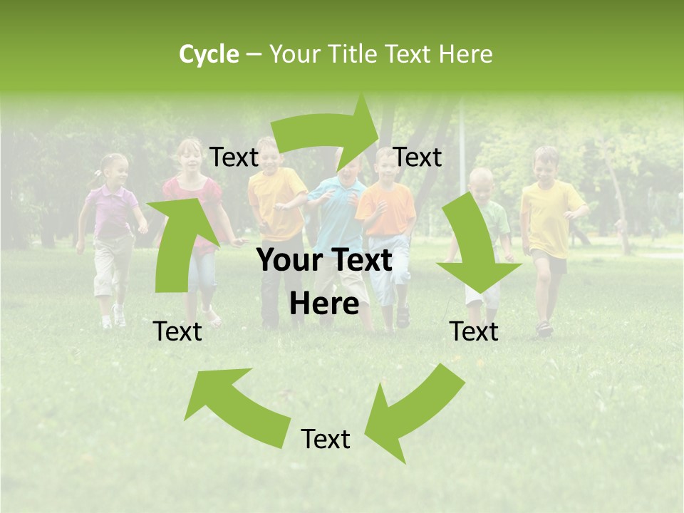 Natural White Boy PowerPoint Template