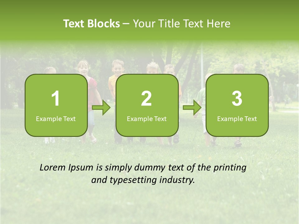 Natural White Boy PowerPoint Template