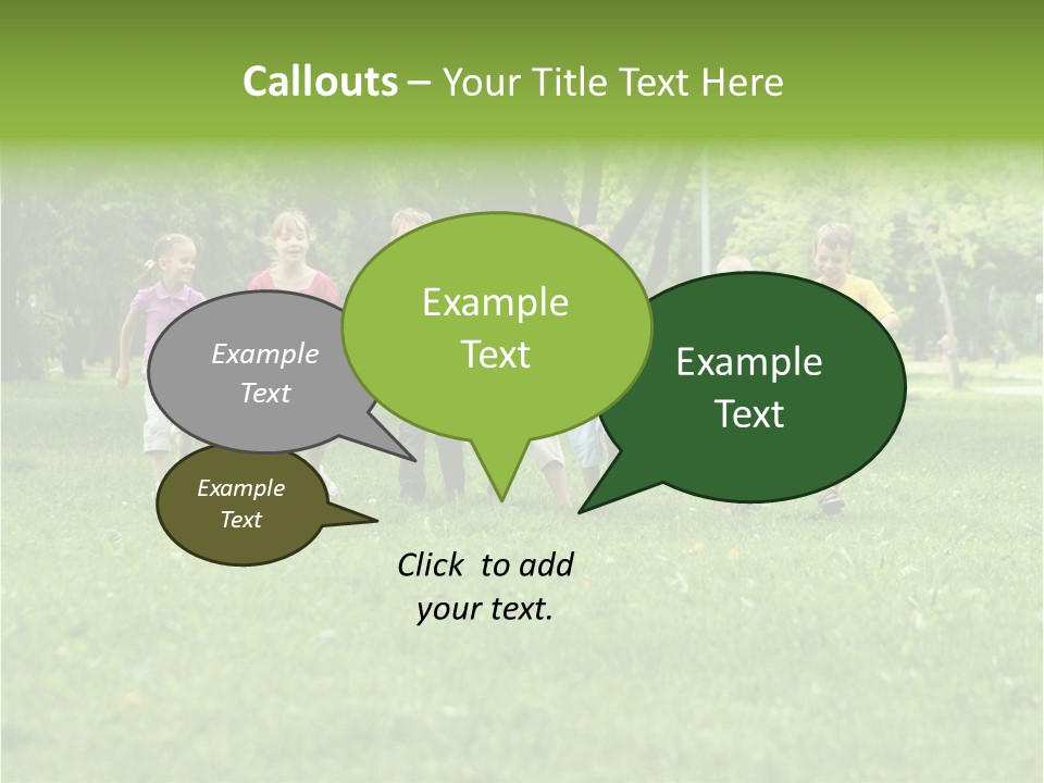 Natural White Boy PowerPoint Template