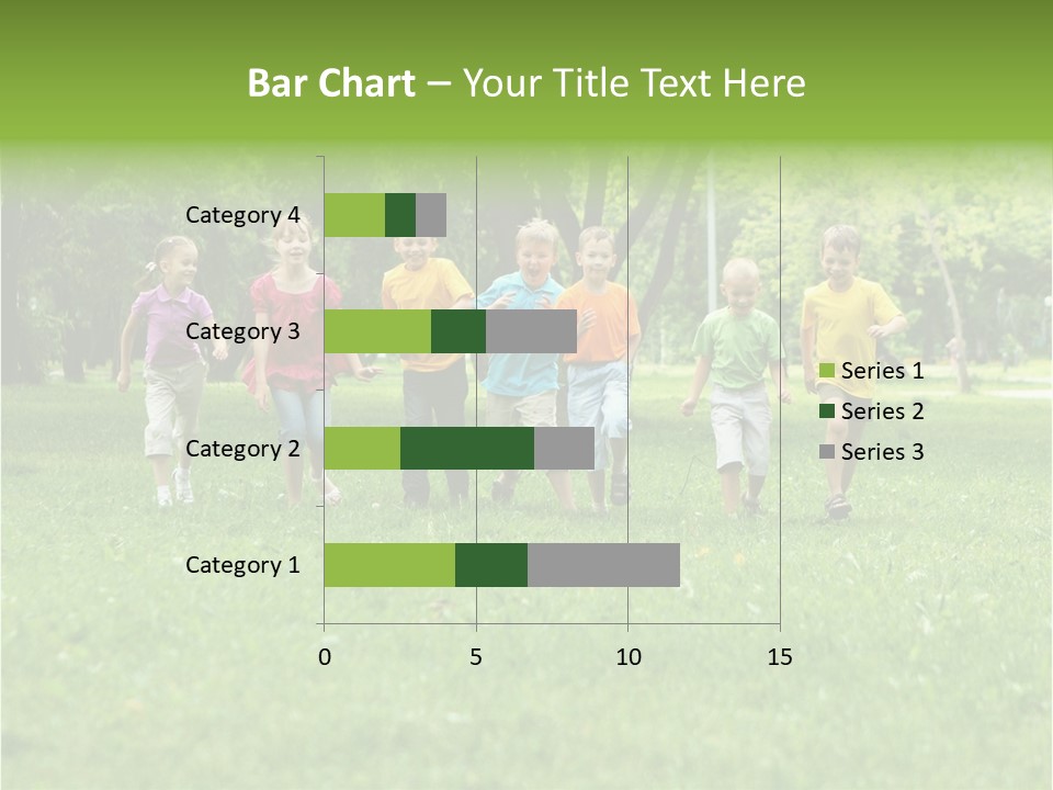 Natural White Boy PowerPoint Template