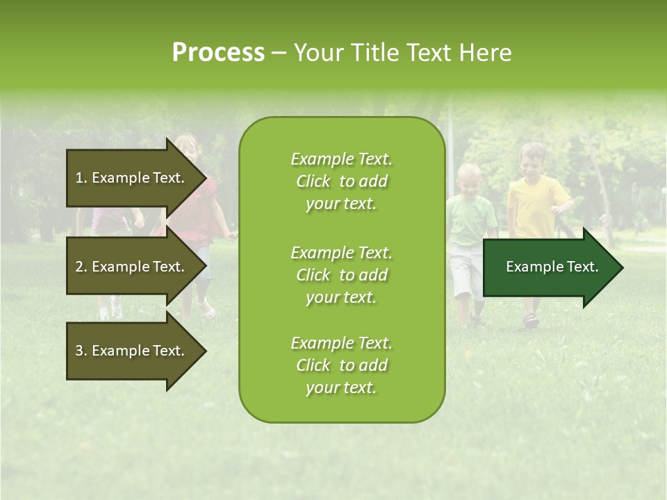 Natural White Boy PowerPoint Template