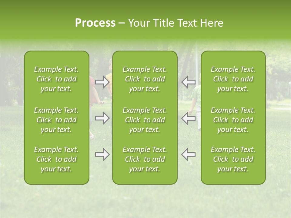 Natural White Boy PowerPoint Template