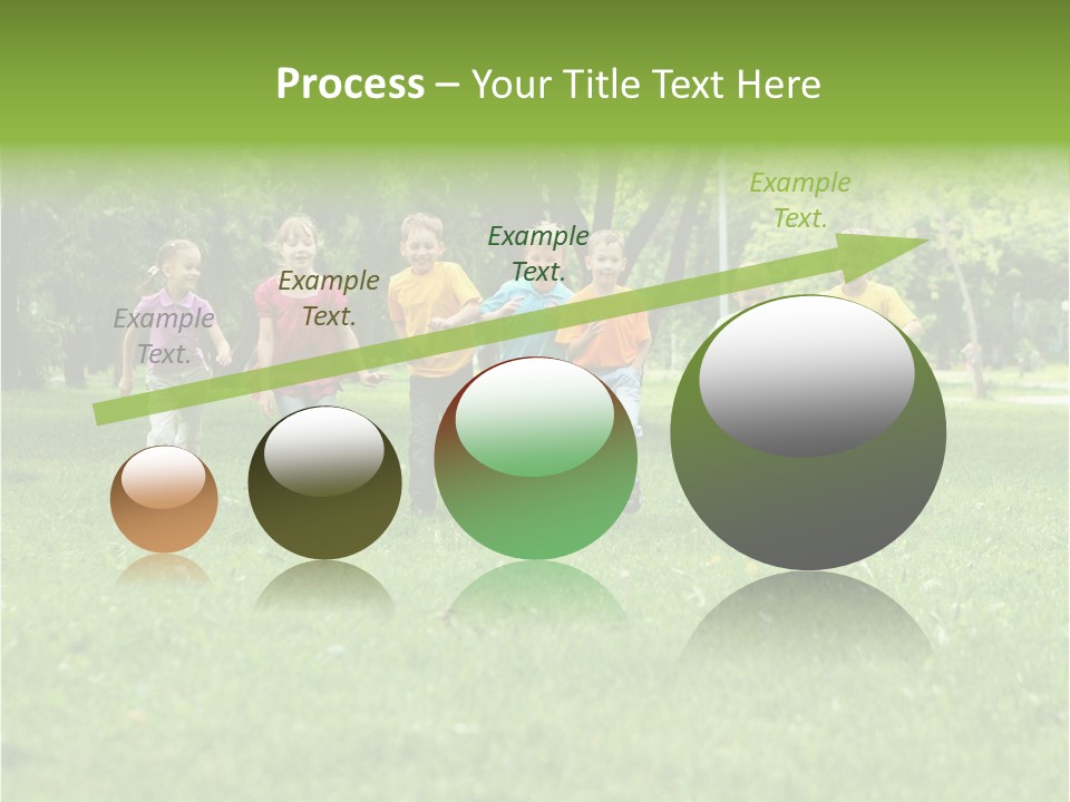 Natural White Boy PowerPoint Template