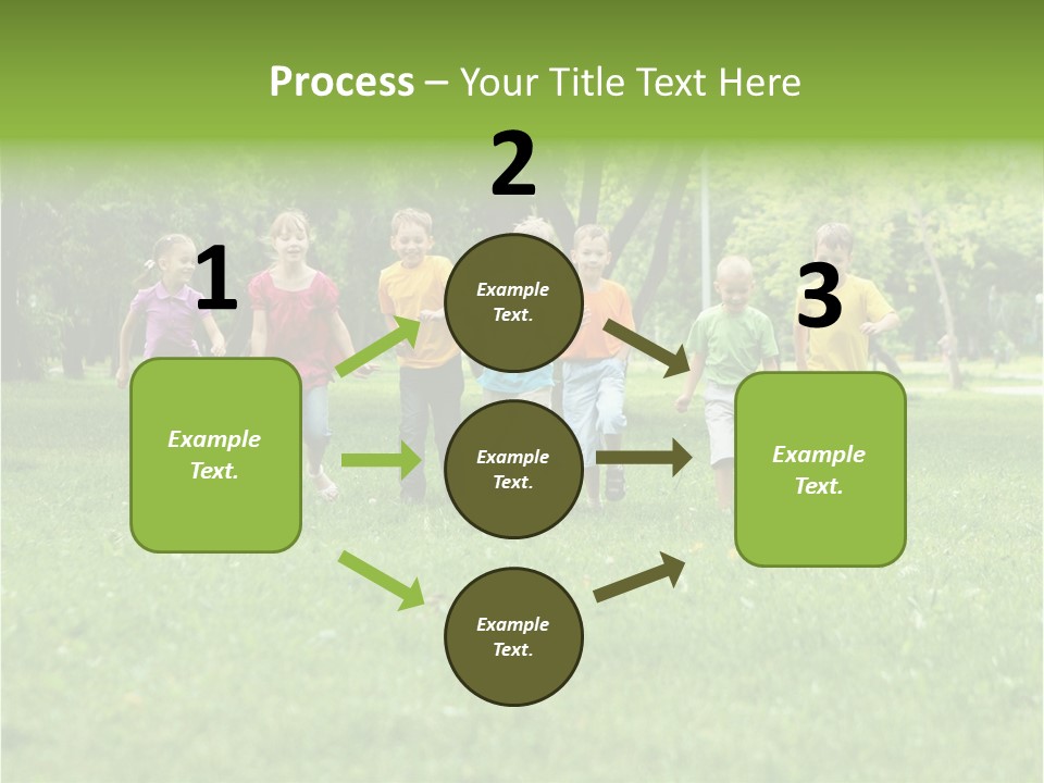 Natural White Boy PowerPoint Template