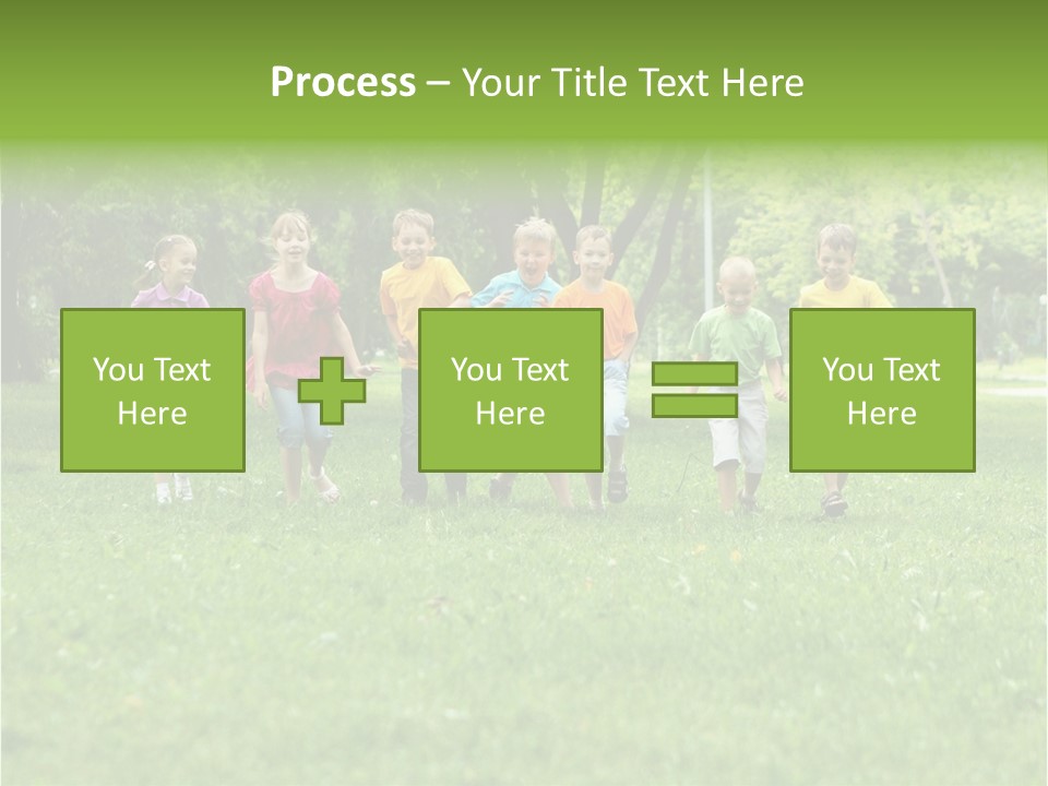 Natural White Boy PowerPoint Template