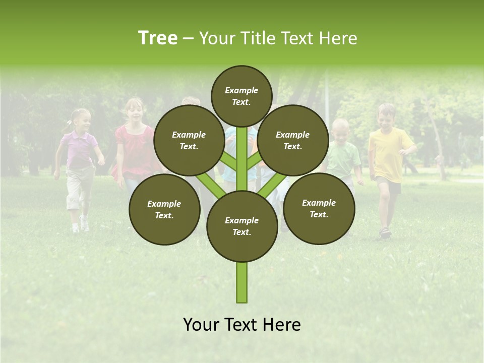 Natural White Boy PowerPoint Template