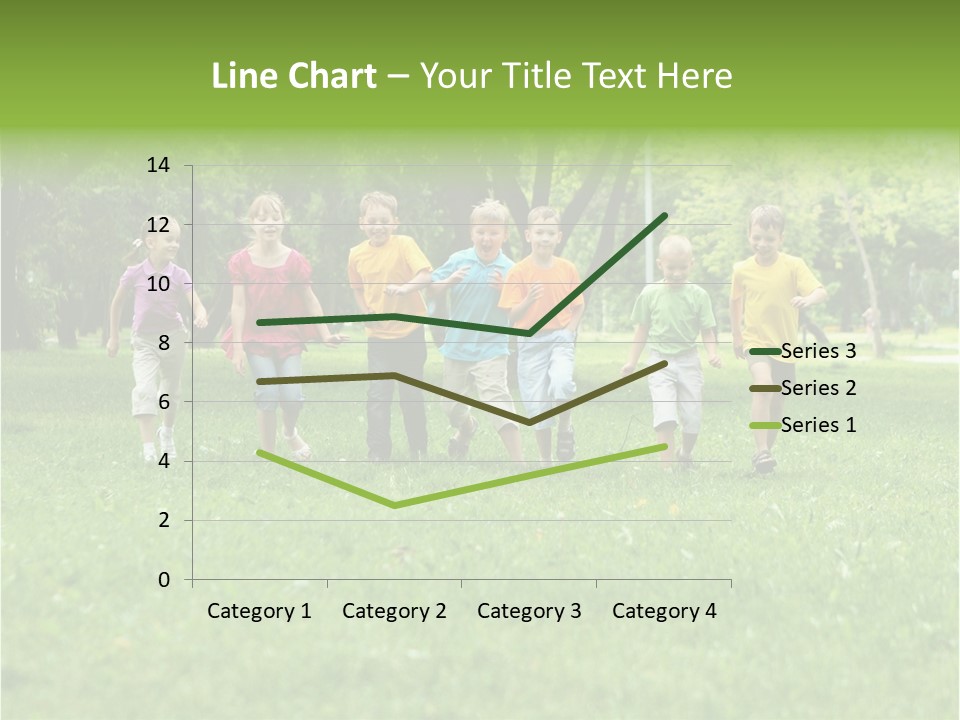 Natural White Boy PowerPoint Template
