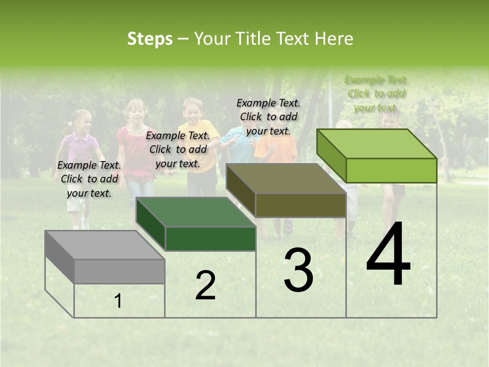 Natural White Boy PowerPoint Template