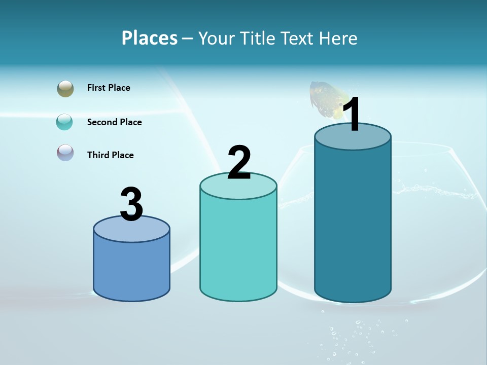 Goldfish Leap Of Faith Risk PowerPoint Template