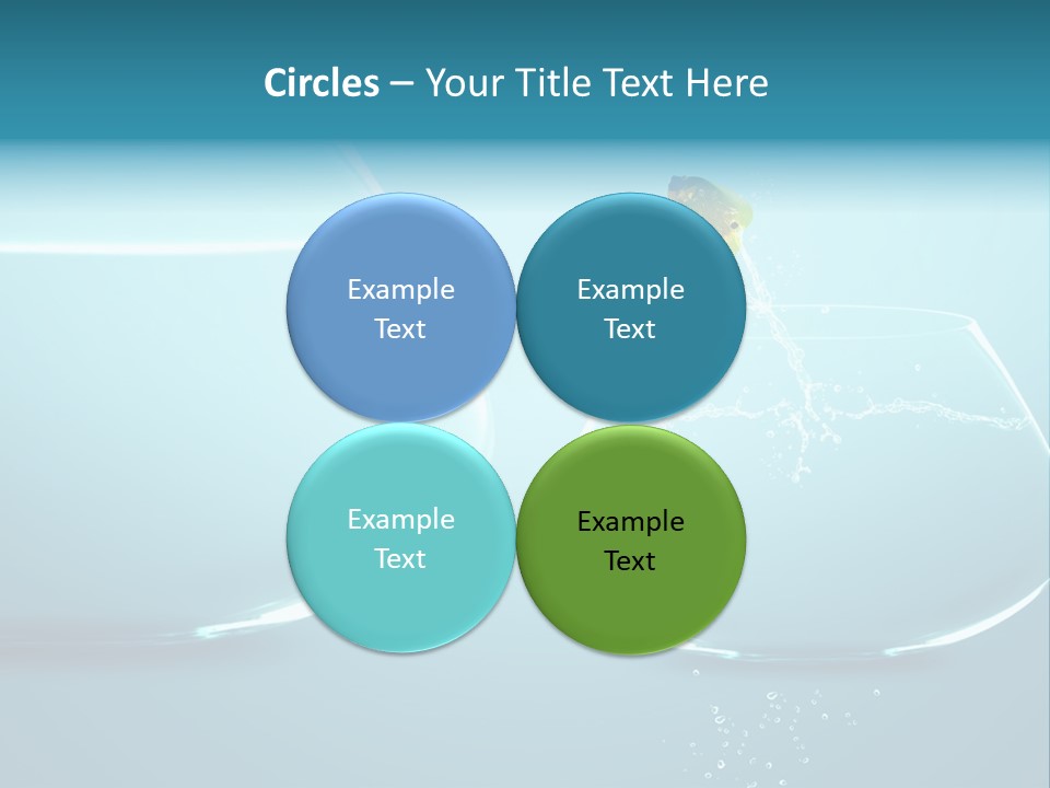 Goldfish Leap Of Faith Risk PowerPoint Template