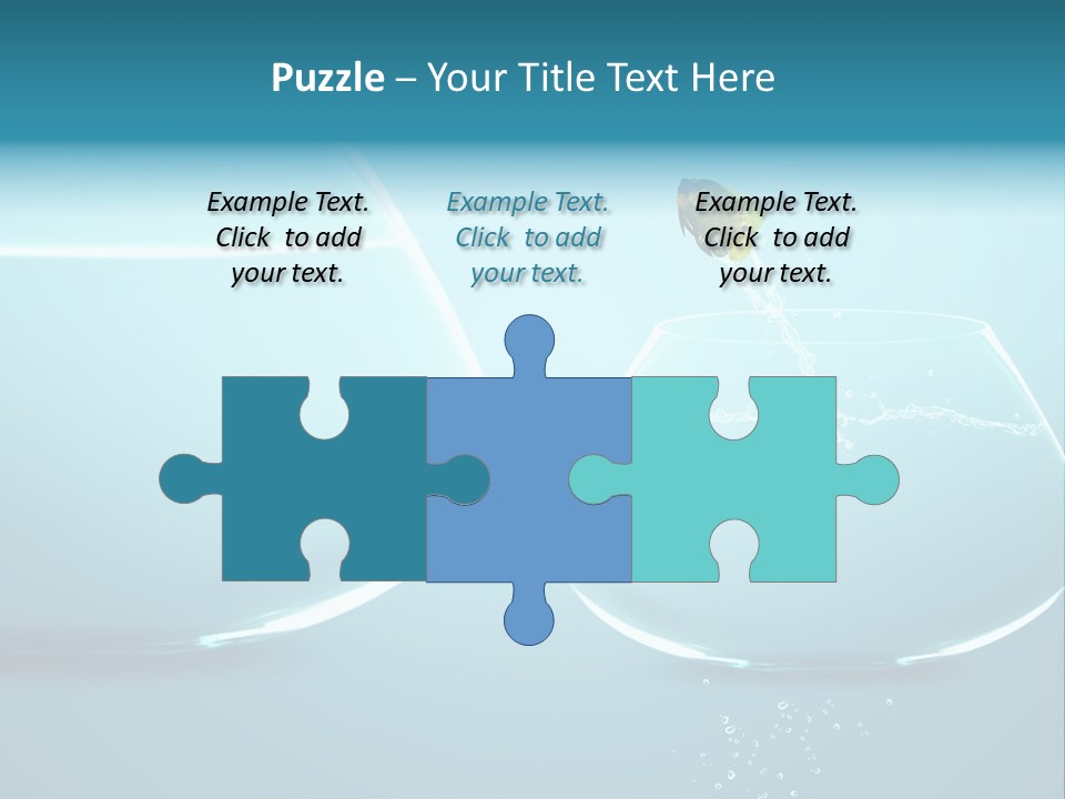 Goldfish Leap Of Faith Risk PowerPoint Template