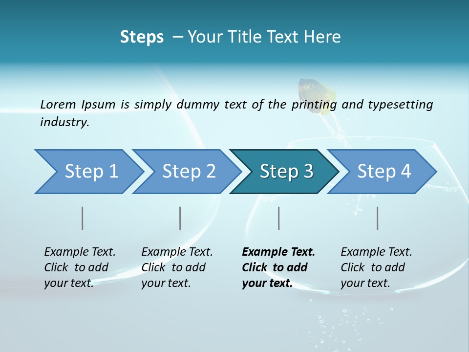 Goldfish Leap Of Faith Risk PowerPoint Template