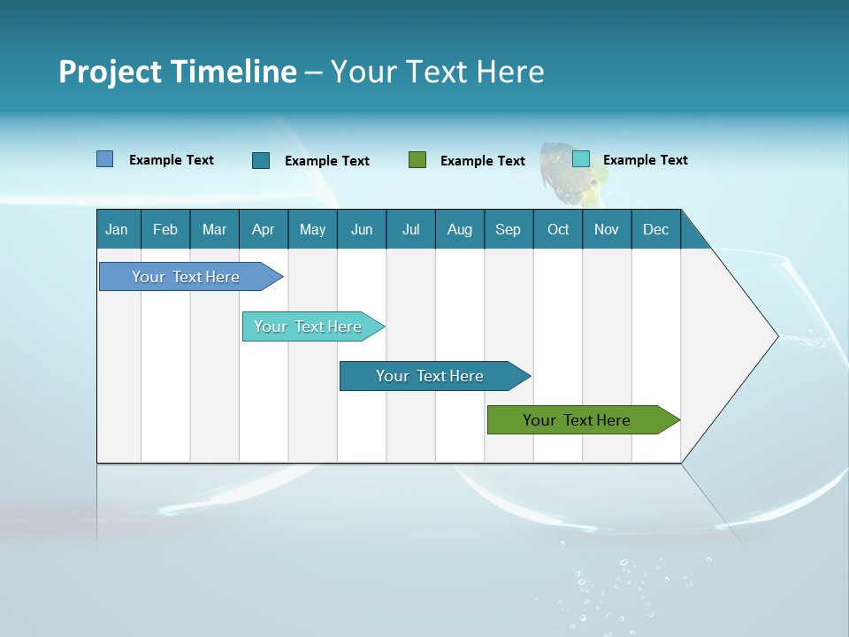 Goldfish Leap Of Faith Risk PowerPoint Template