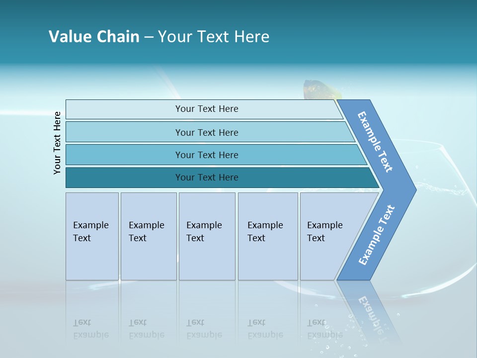 Goldfish Leap Of Faith Risk PowerPoint Template