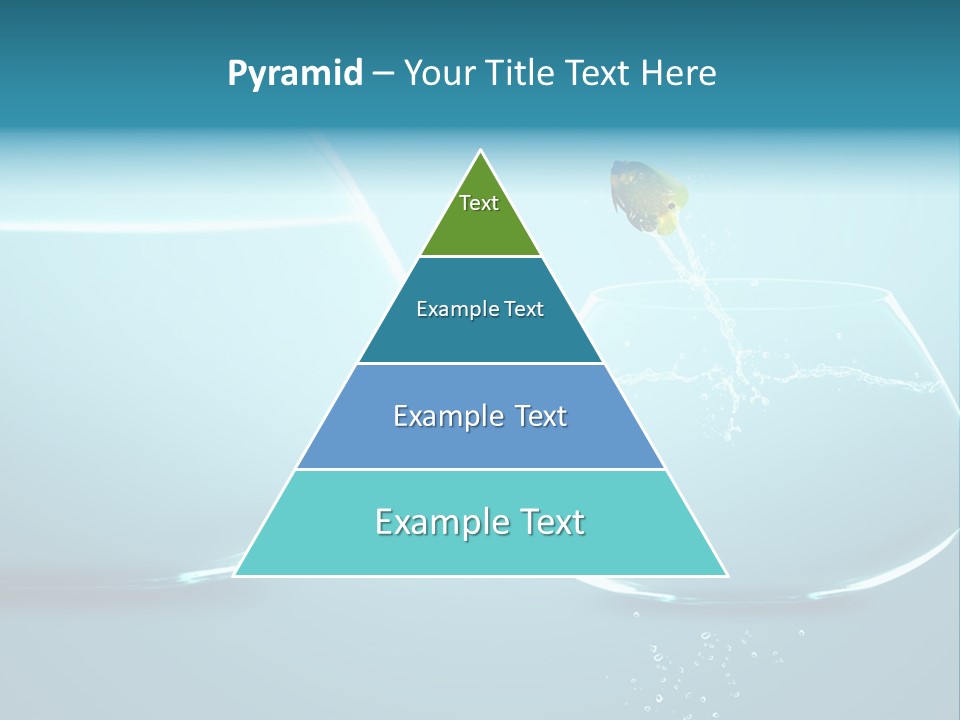 Goldfish Leap Of Faith Risk PowerPoint Template