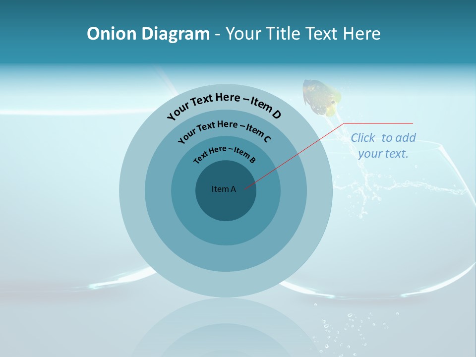 Goldfish Leap Of Faith Risk PowerPoint Template