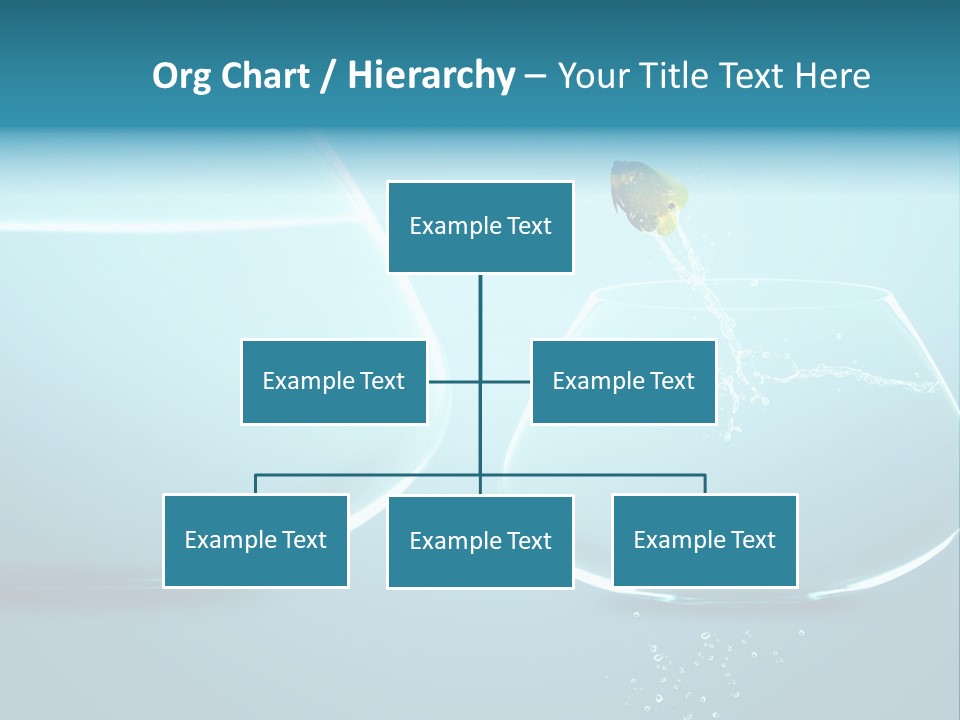 Goldfish Leap Of Faith Risk PowerPoint Template