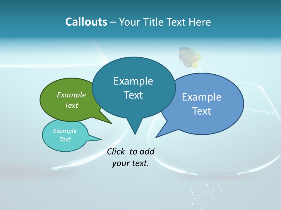 Goldfish Leap Of Faith Risk PowerPoint Template