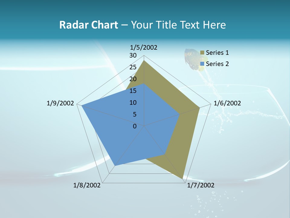 Goldfish Leap Of Faith Risk PowerPoint Template