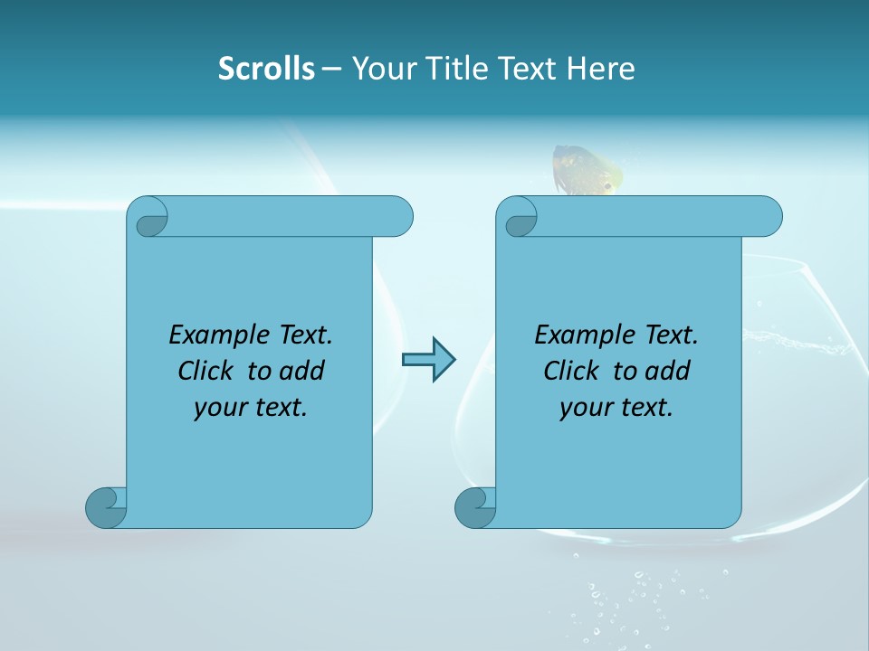 Goldfish Leap Of Faith Risk PowerPoint Template