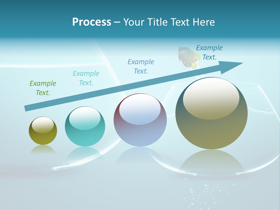 Goldfish Leap Of Faith Risk PowerPoint Template