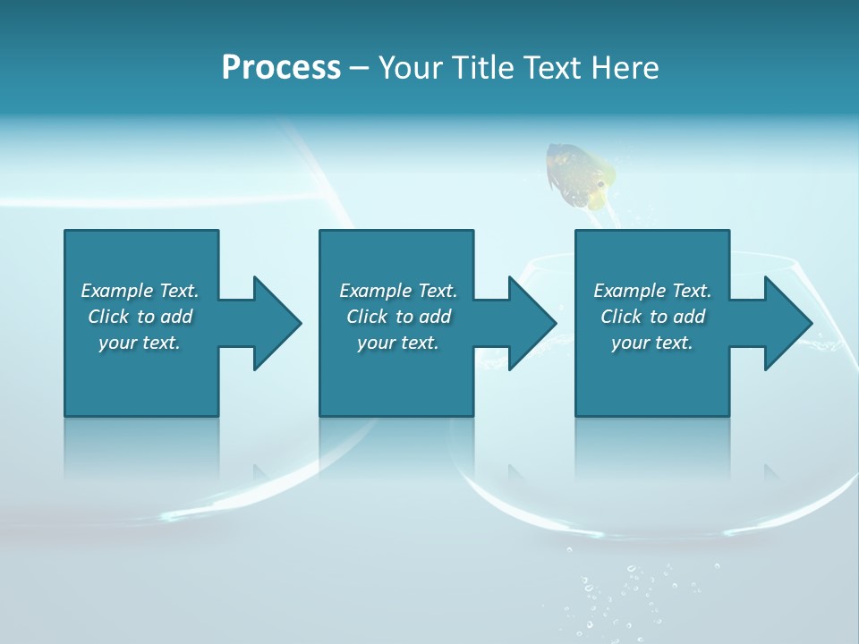 Goldfish Leap Of Faith Risk PowerPoint Template