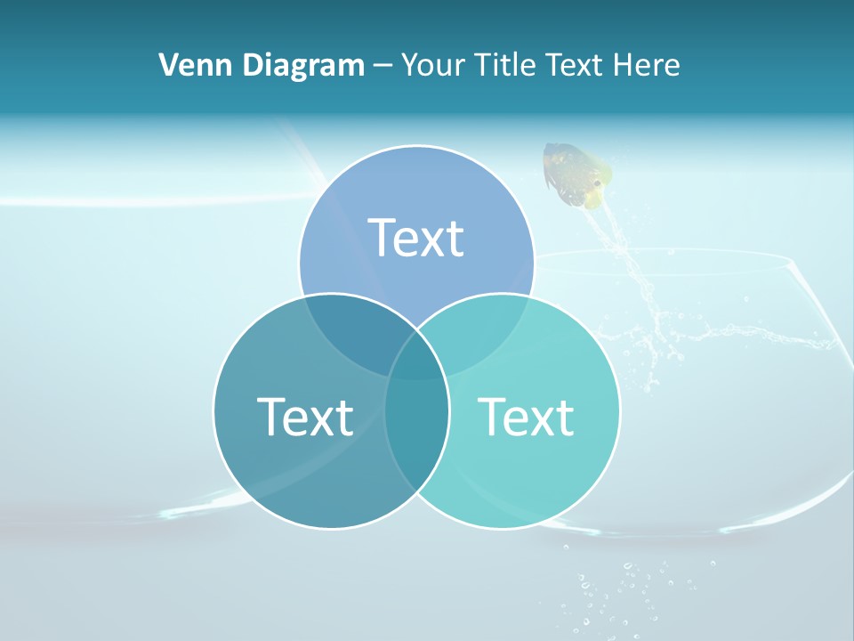 Goldfish Leap Of Faith Risk PowerPoint Template