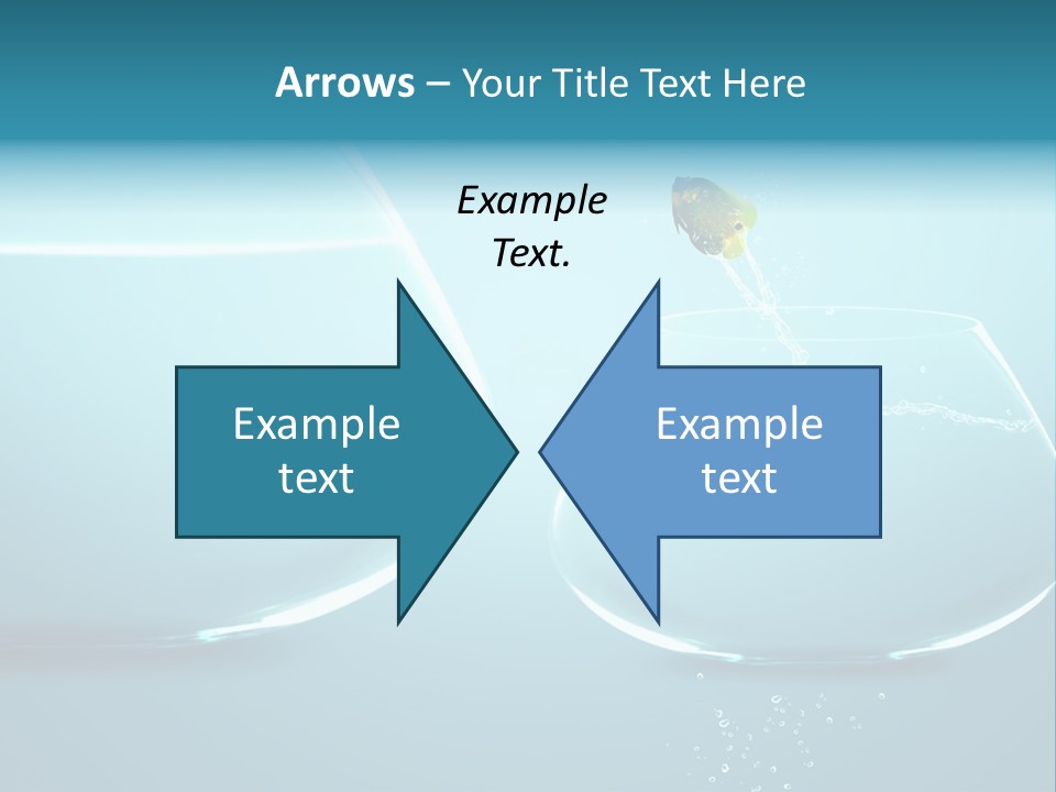 Goldfish Leap Of Faith Risk PowerPoint Template