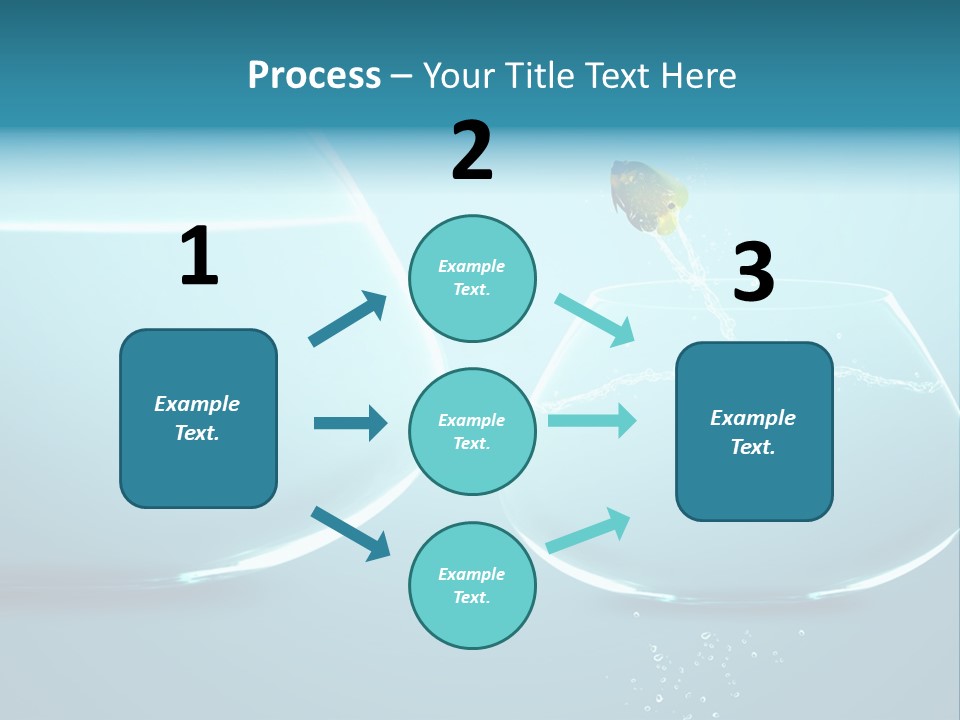 Goldfish Leap Of Faith Risk PowerPoint Template