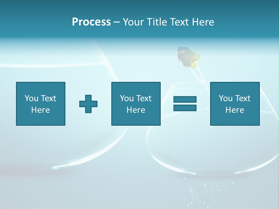 Goldfish Leap Of Faith Risk PowerPoint Template