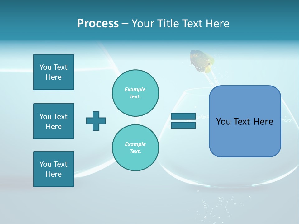 Goldfish Leap Of Faith Risk PowerPoint Template