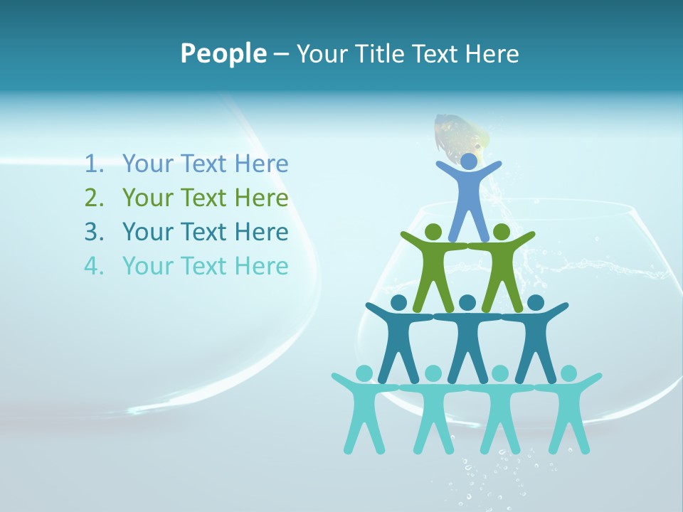 Goldfish Leap Of Faith Risk PowerPoint Template